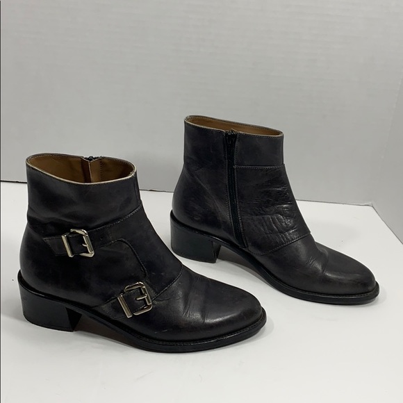 Pertini leather buckle boots size 37 - Picture 3 of 10